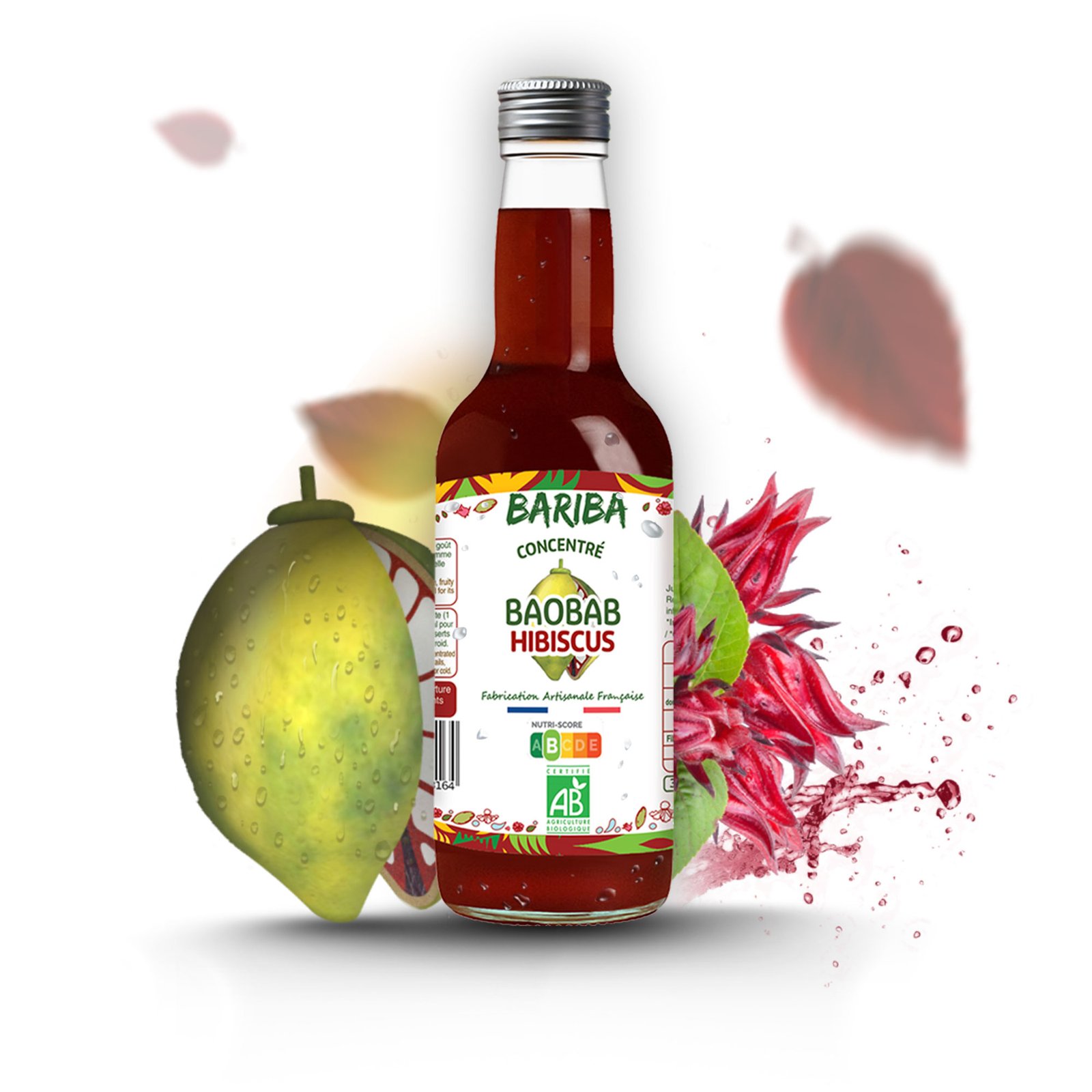 CONCENTRE BIO & NATUREL BAOBAB HIBISCUS 33CL