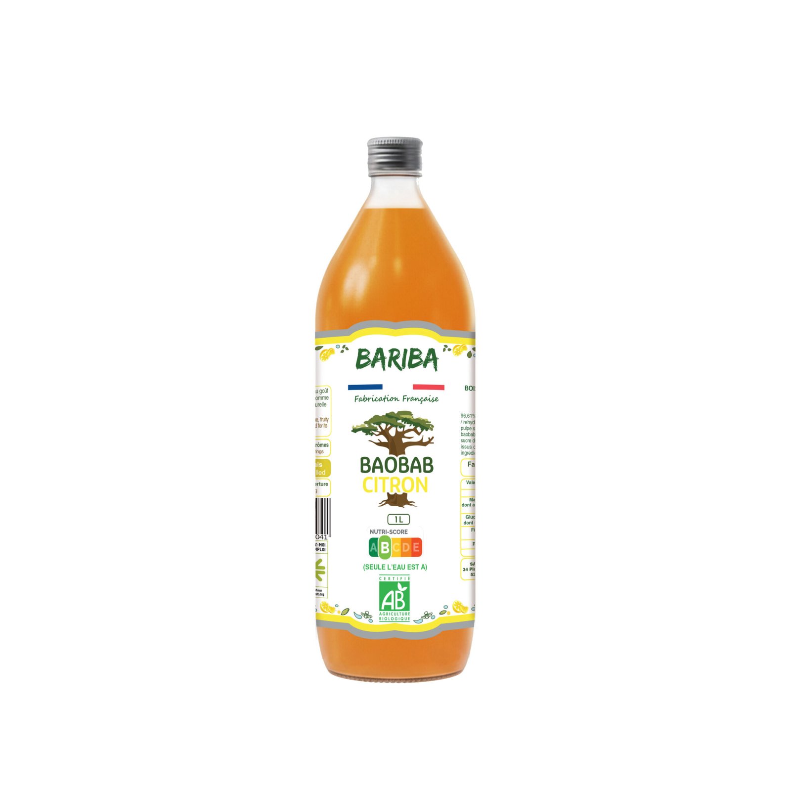 BOISSON BIO BAOBAB CITRON 1L (REEMPLOI) – Image 5