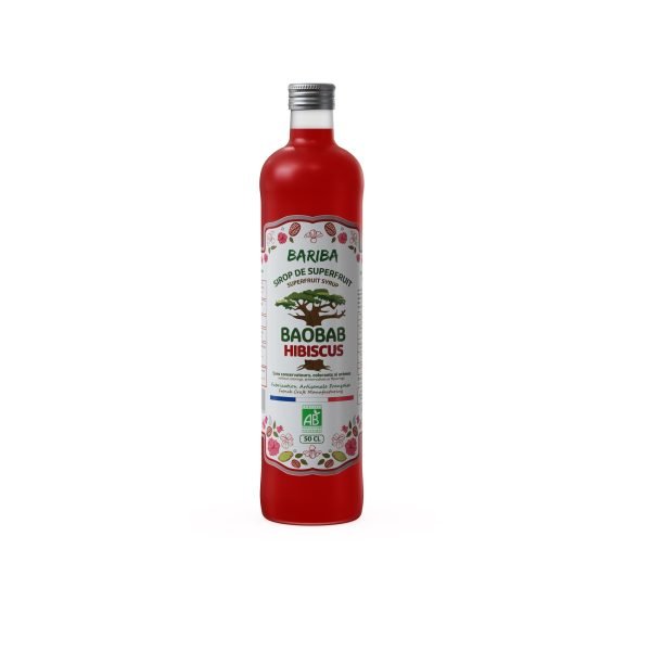 SIROP BIO & NATUREL BAOBAB HIBISCUS 33CL CONSIGNÉ – Image 3