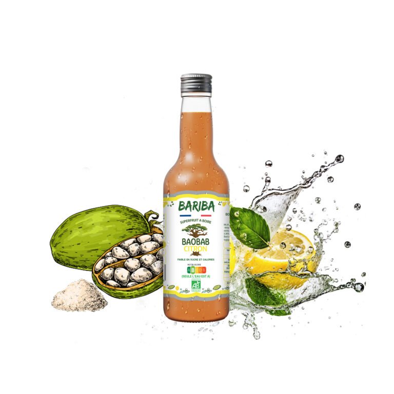 BOISSON BAOBAB CITRON BIO 33CL X12