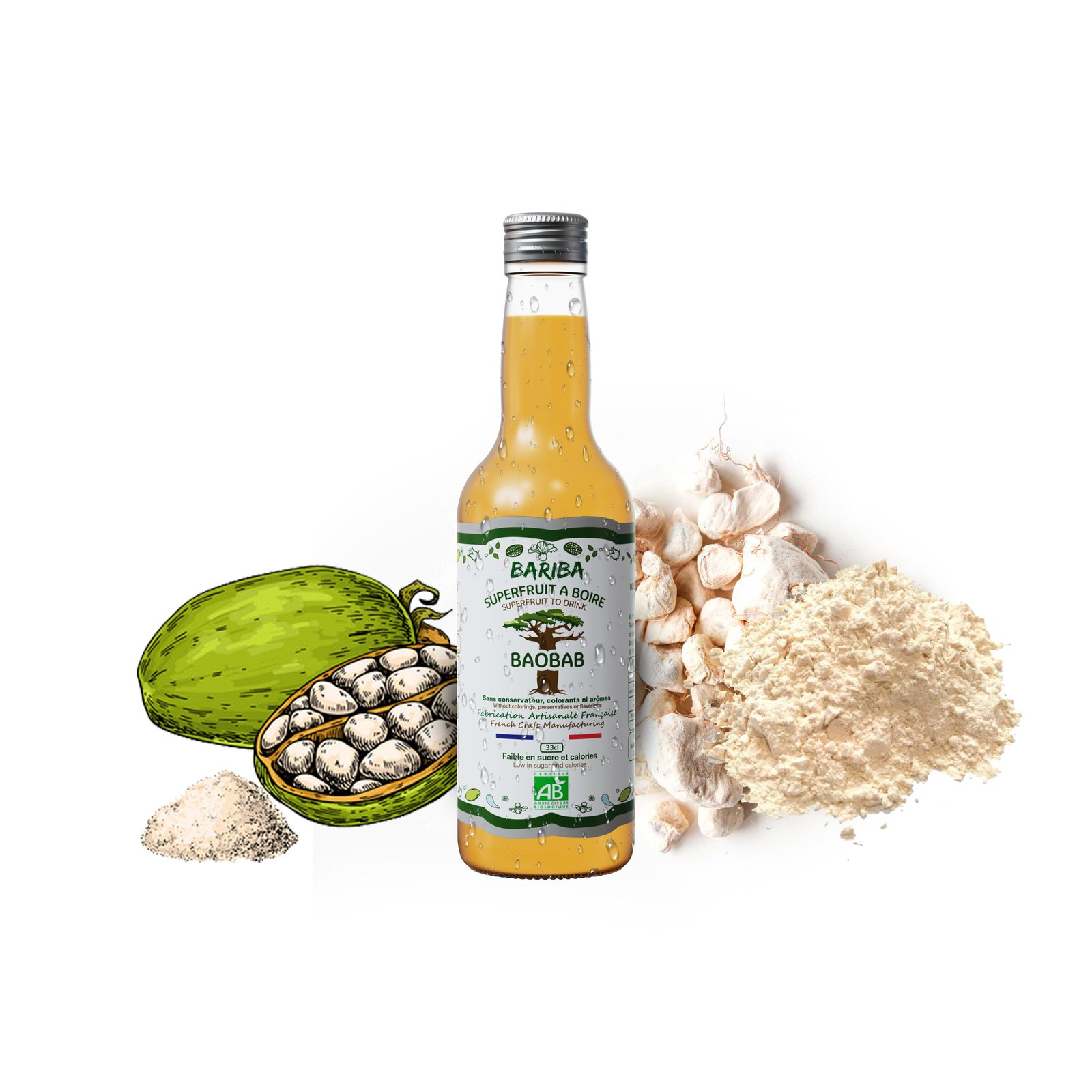 BOISSON BAOBAB NATURE BIO 33CL