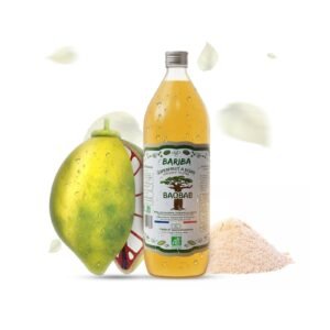 Bouteille de 1L de boisson bio baobab nature BARIBA, superfruit riche en vitamine C