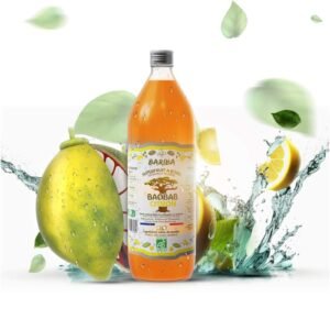 Bouteille de 1L de boisson bio baobab citron, naturelle et vitaminée