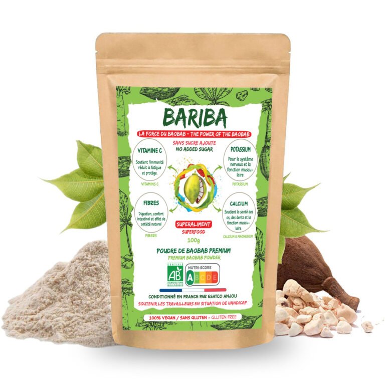 POUDRE DE FRUIT DE BAOBAB BIO 100G