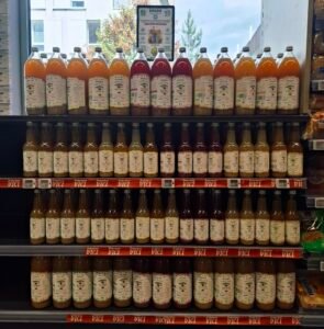 Boisson bio BARIBA au baobab, boisson bien-être vegan fabriquée en France, en rayon chez Intermarché à Rennes (Ille-et-Vilaine)